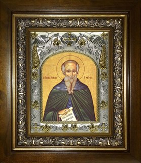 Икона Паисий Великий преподобный, в киоте 20х24 см 24739