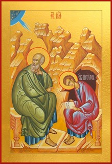 Икона Иоанн Богослов апостол и Прохор апостол 24770