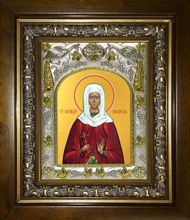 Икона Александра Амисийская (Понтийская) мученица, в киоте 20х24 см 24785