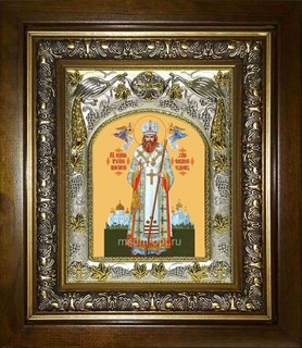 Икона Иоанн (Иван) Шанхайский и Сан-Францисский святитель, чудотворец, в киоте 20х24 см 24847