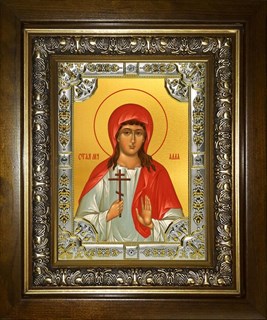 Икона Алла Готфская мученица, в киоте 24х30 см 24864
