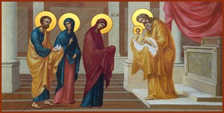 Икона Сретение Господне 24910