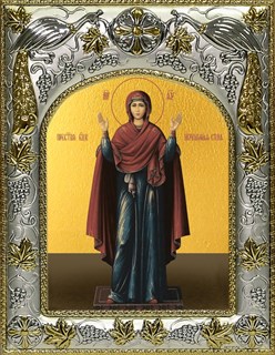 Икона Нерушимая стена, икона Божией Матери, 14х18 см 24983