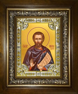 Икона Никита Хартуларий, в киоте 24х30 см 25040