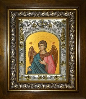 Икона Гавриил Архангел, в киоте 20х24 см 25108