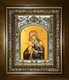 Икона Взыскание погибших, икона Божией Матери, в киоте 20х24 см 25130