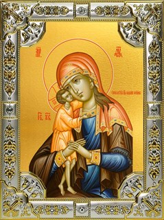 Икона Взыскание погибших, икона Божией Матери, 18х24 см, со стразами 25202