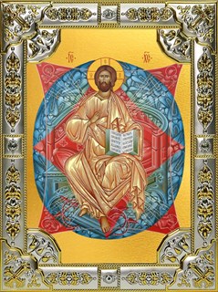 Икона Спас в Силах, 18х24 см, со стразами 25236