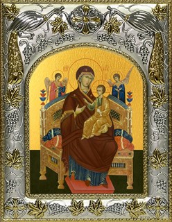 Икона Всецарица икона Божией Матери, 14х18 см 25266