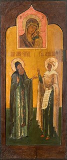 Икона Макарий Великий Египетский преподобный и Параскева Пятница мученица 25289