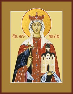 Икона Людмила мученица, княгиня чешская 25314