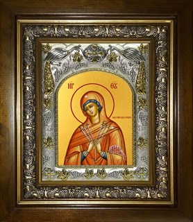 Икона Умягчение злых сердец, икона Божией Матери, в киоте 20х24 см 25489