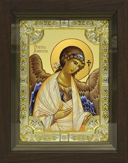 Икона Ангел Хранитель, в киоте 24х30 см 25544