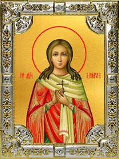 Икона Вера Римская мученица, 18х24 см, со стразами 25557