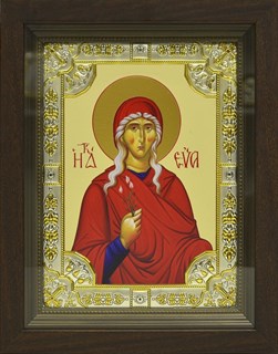 Икона Ева праматерь, в киоте 24х30 см 25591