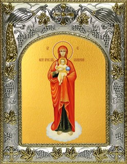 Икона Валаамская икона Божией Матери, 14х18 см 25668