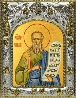 Икона Елисей пророк, 14х18 см 25751