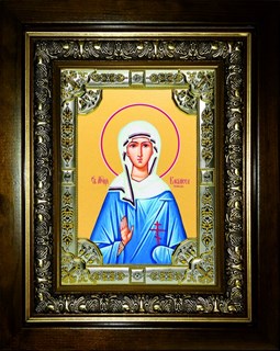 Икона Василисса Римская, в киоте 24х30 см 25772