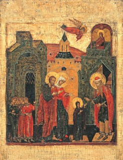 Икона Введение во храм Пресвятой Богородицы 25787