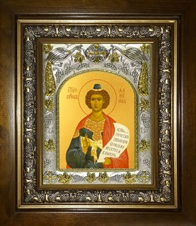Икона Даниил пророк, в киоте 20х24 см 25793