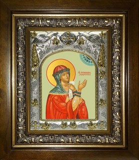 Икона Иулиания Лазаревская, Муромская, в киоте 20х24 см 25808