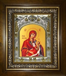 Икона Утоли моя печали икона Божией Матери, в киоте 20х24 см 25863