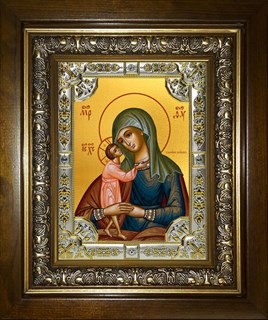 Икона Взыскание погибших, икона Божией Матери, в киоте 24х30 см 25866