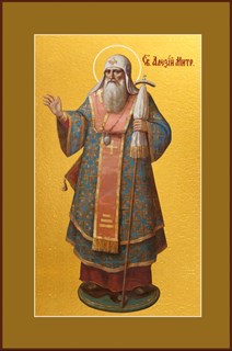 Икона Алексий (Алексей), митрополит Московский и всея Руси, чудотворец, святитель 25894