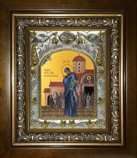 Икона Светоявленная икона Божией Матери, в киоте 20х24 см 25941