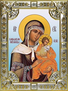 Икона Цареградская икона Божией Матери, 18х24 см, со стразами 25970