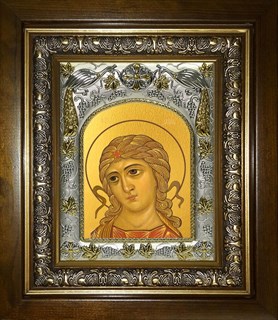 Икона Михаил архангел, в киоте 20х24 см 26061