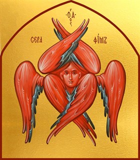 Икона Серафим Шестикрылый 26077