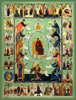 Похвала, икона Божией Матери 26103