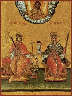 Икона Екатерина и Варвара, святые великомученицы 26123