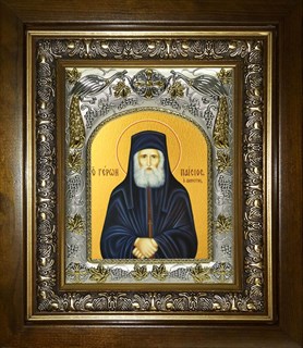 Икона Паисий Святогорец преподобный, в киоте 20х24 см 26218