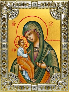 Икона Александрийская икона Божией Матери, 18х24 см, со стразами 26232