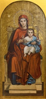 На Престоле, икона Божией Матери 26246