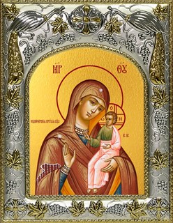 Икона Седмиезерская икона Божией Матери, 14х18 см 26322