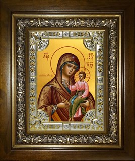 Икона Далматская икона Божией Матери, в киоте 24х30 см 26348
