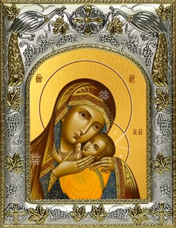 Икона Корсунская икона Божией Матери, 14х18 см 26384