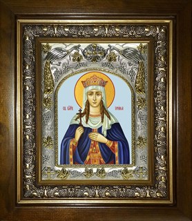 Икона Ирина Македонская великомученица, в киоте 20х24 см 26470