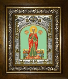 Икона Валерия мученица,в киоте 20х24 см 26500