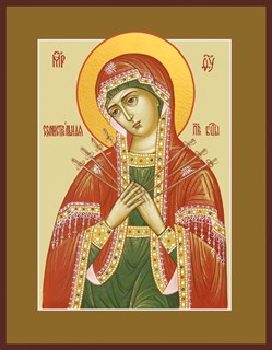 Семистрельная икона Божией Матери 26558