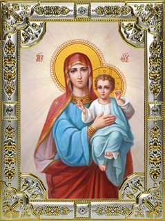 Икона Божия Матерь, 18х24 см, со стразами 26570