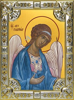 Икона Гавриил Архангел, 18х24 см со стразами 26588