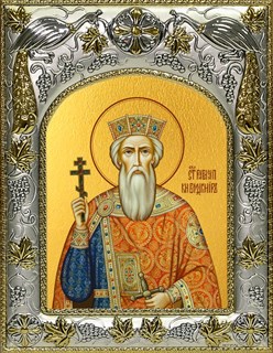 Икона Владимир равноапостольный, Великий князь, 14х18 см 26645