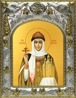 Икона Ольга равноапостольная великая княгиня, 14х18 см 26657