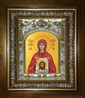 Икона Вероника праведная, в киоте 20х24 см 26699