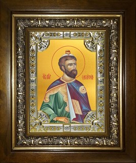 Икона Моисей пророк, в киоте 24х30 см 26712