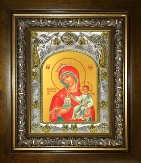 Икона Тучная гора, икона Божией Матери, в киоте 20х24 см 26734